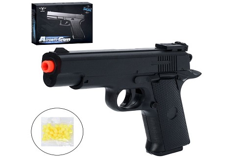 Пістолет 032 (48шт) 19,5см, пластикові кулі, в кор-ці, 23-17-4,5см