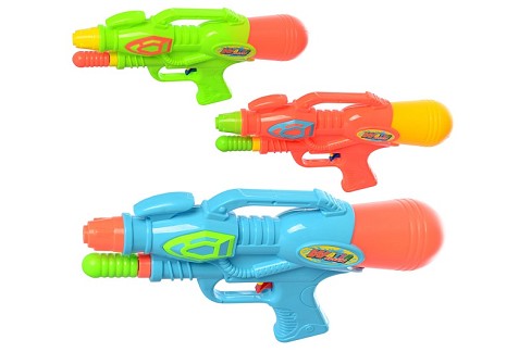 Водяний автомат M 6034 (72шт) розмір середній, 24см, 3 кольори, в кульку,17-29-5см