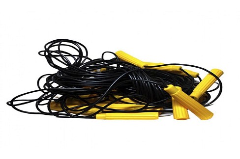 Скакалка черная 2,8м Чер 0024 УПАК10шт