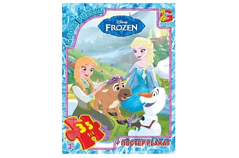 Пазли ТМ G-Toys" із серії "Frouzen" (Льодяне Сердце), 35 ел.  FR008"