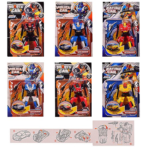 Трансформер 34668AB/32668AB/3666 (32668/34668/36669AB) (72шт/2) мікс видів, на планшетці 23*34*6см