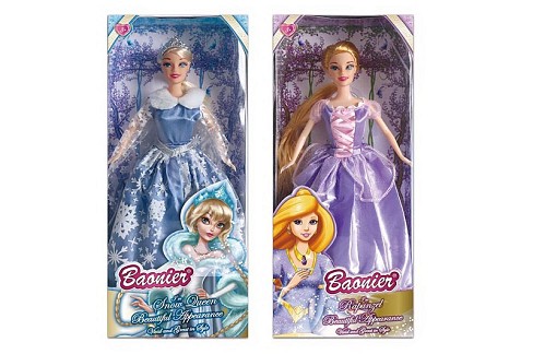 Лялька арт. JJ8702 (108шт/2)   мікс видів, принцеса короб. 14*6*33