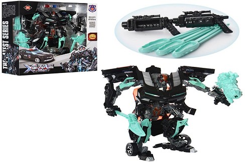 Трансформер 8820A (18шт) 23см, робот-машинка, зброя, в кор-ці, 30-36,5-12,5см