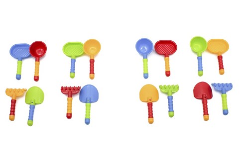 Пісочний набір Кузя" (граб.лоп.ковш.сито) Мак9167"