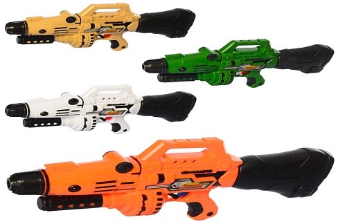 Водяний бластер MR 0202 (24шт) помпа, размір великий, 48,5см, 4 кольори, в кульку,30-56-8см