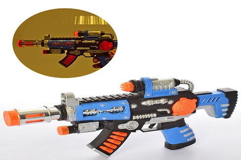 Автомат 958-1 (60шт) 33см, звук, світло, бат, в пакеті, 20-39-4см