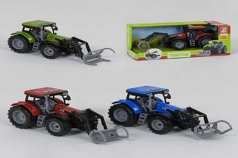 Трактор 550-48 J (48/2) 3 види, світло, звук, інерція, в коробці, МІКС ВИДІВ