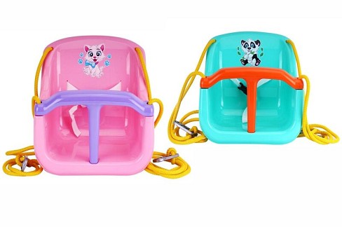 Гойдалка (рожева,бірюза) (34.5 х 26 х 16 см) Тех8102