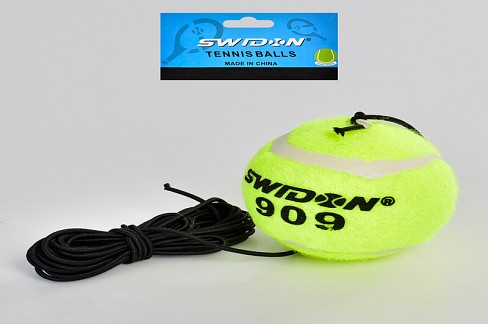 Тренажер MS 3405 (240шт) м&#039;яч для тенісу, 6,5см, боксу, fight balL, резинка,в кульку, 12-15-6,5см