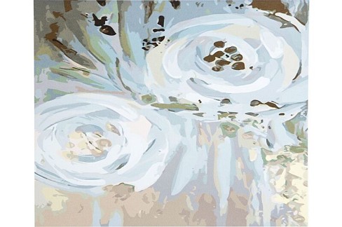 Картина по номерах SY6392 Квіти в золоті", розміром 40х50 см"