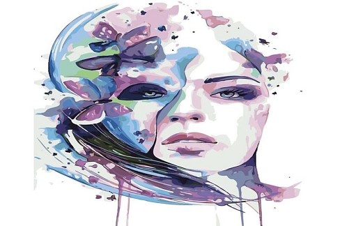 Картина по номерах SY6466 Загадкова", розміром 40х50 см"