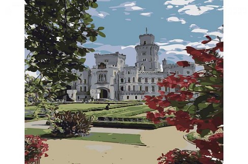 Картина по номерах SY6517 Вид на помісття", розміром 40х50 см"