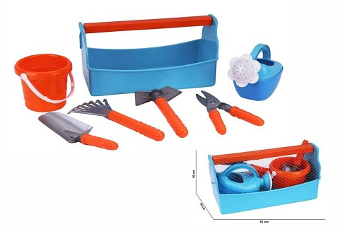 Набір садівника (садові інструменти та лійка в органайзері) Тех8270