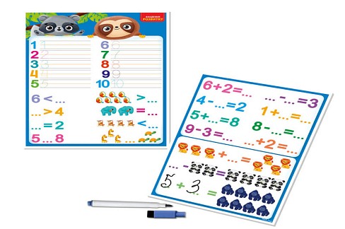 Дошка-тренажер  Лічба та математика" VT5010-26 (укр)"