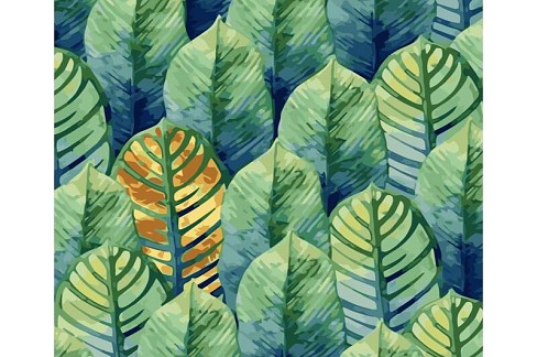 Картина по номерах Пелюстки Strateg з лаком та рівнем розміром 40х50 см (VA-3411)