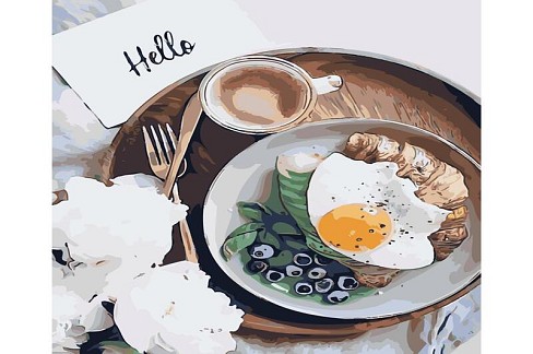 Картина по номерах SY6281 Hello", розміром 40х50 см"