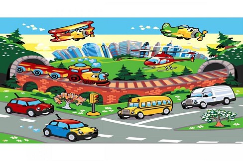 Картина по номерах Диво-місто Strateg з лаком розміром 30х40 см (SS-6455)