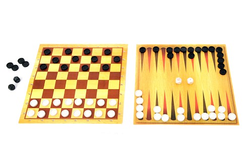 Набір 3в1 Шашки Кул.  S0011