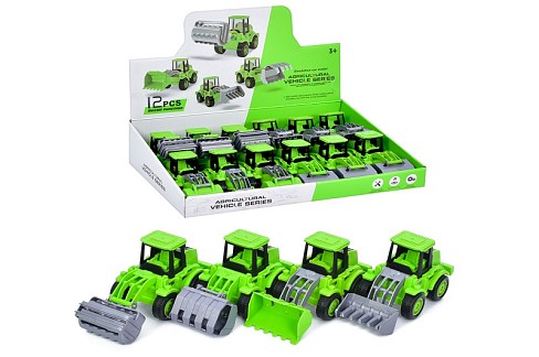 Будтехніка YM-F20УПАК12шт (288шт) 13см, рухомі деталі, 12шт(4 види) в дисплеї, 37-22-8см