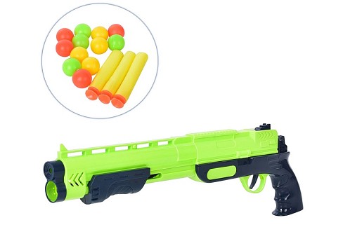 Пістолет 389-2 (96шт) 41,5см, кулі-присоски, кульки, в кульку, 17-52-3см