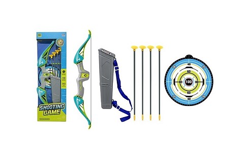 Лук 801A-2 зі стрілами та мішен'ю.кор. 61*3,5*20 /60/