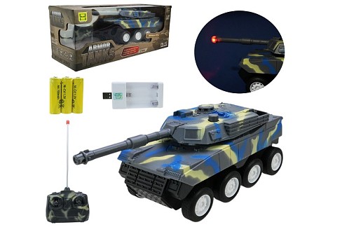 Танк р/к арт. SH091-444B (30шт) світ., звук, короб. 31,6*11,6*13,5см
