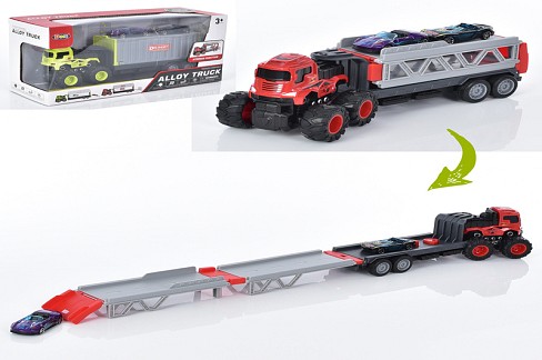 Трейлер H2104 (24шт) інерція, 27см, машина 2шт, 2 кольори, в кор-ці, 31-16-11см