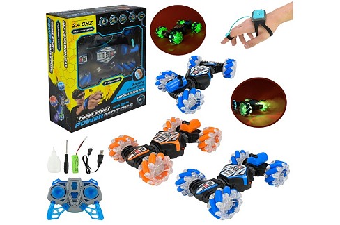 Машина р/к арт. PM3412 (36шт), POWERMOTORS" акум,світло,звук,у короб.30*18*15см"