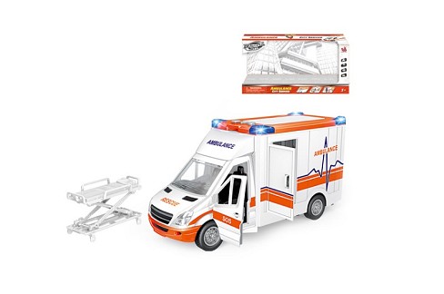 Автобус швидка 666-05P інерц.батар.муз.світ.відкр.дв.кор.39*12*17 /24/