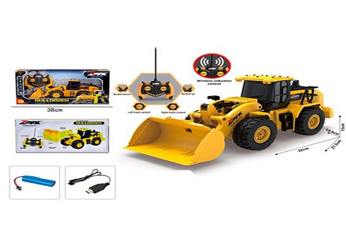 Бульдозер Z6808A (9шт) 30см,р/к,акум,USB-зарядка,світло,гум. кол,рухомі деталі,в кор-ці,38-20,5-15