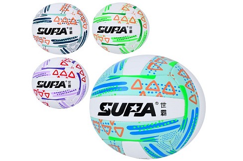 М'яч волейбольний MS 3882 (30шт) офіційний розмір, foam PVC, 260-280г, 4 кольори, в пакеті