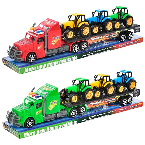 Трейлер 9002-33 (48шт) інерція, 41см, 2 кольори, в слюді, 43-8-11см