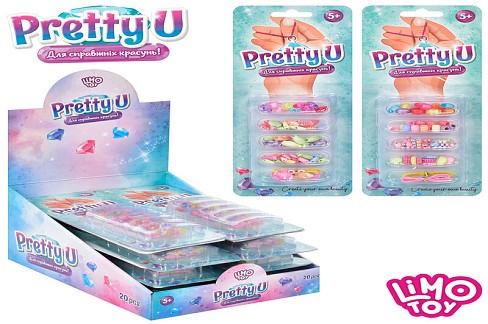 Бісер M 4983 UAУПАК20шт (240шт) намистини, підвіски, нитки, на аркуші, мікс видів, 20шт в диспл, 27-