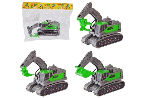 Екскаватор арт. 268-14 (576шт/2)   3 види, кульок 12,5*4,5*6см