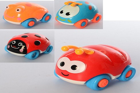 Жук DY804-5-6 (240шт) інерц, 8см, 4види/мікс кольорів, в кульку, 14-15-5см/10-12-5см