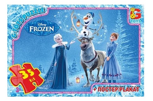 Пазли ТМ G-Toys" із серії "Frouzen" (Льодяне Сердце), 35 ел.  FR004"
