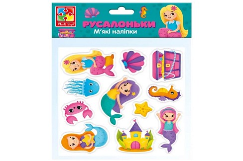 Набір для творчості М'які наліпки. Русалоньки" VT4210-09 (укр)"