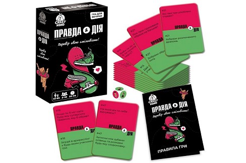 Гра настільна Vladi Toys розважальна. Правда або дія VT5903-02