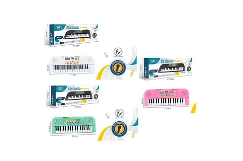 Синтезатор Q-199A-B-C (15шт) 37 клавіш, демо, запис, мікрофон,працює від мережі та від батарейок,3 к