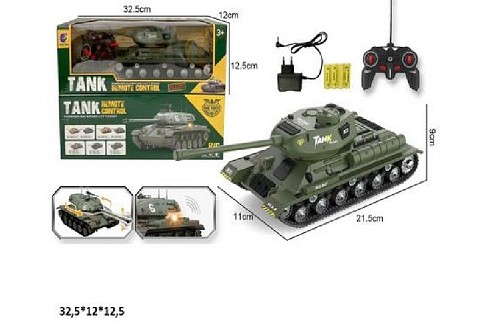 Танк KQX-554A,р/у, акум.муз.світ.кор.32,5*12*12,5 /64/