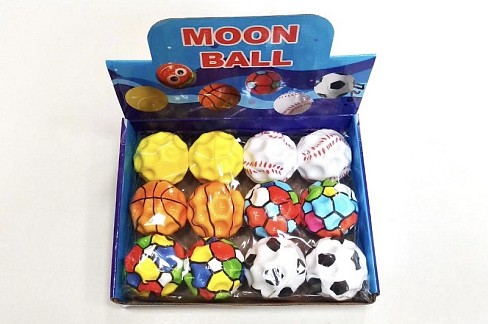 М'ячик MOON BALL PRINT спорт 6.3 см УПАК12шт