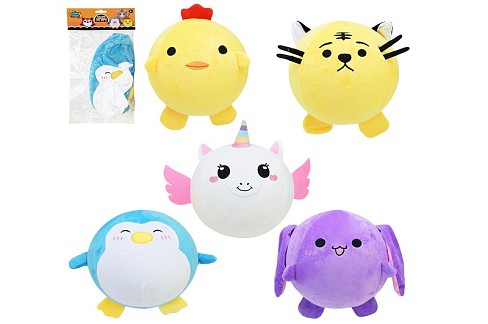 Іграшка м'яка м'яч арт. SB2584  9'' 5 видів у пакеті