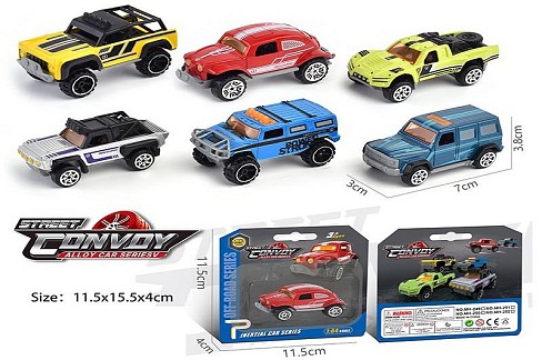 Машина мет. арт. MH-251 (576шт/2) 6 видів, планшет. 11,5*4*11,4см