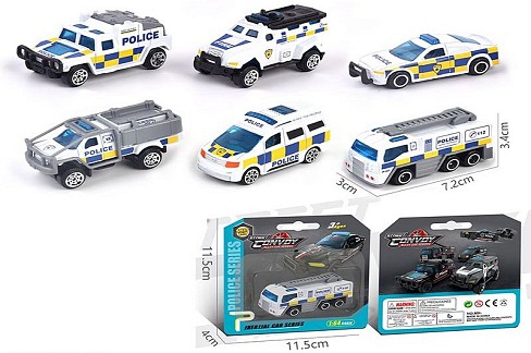 Машини набор метал. арт. MH-240 (576шт/2) 6 видів, планшет. 11,5*4*11,4см