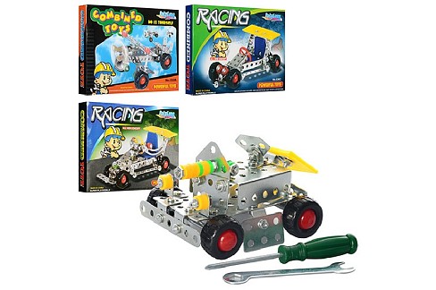 Конструктор металевий 530 A (72шт) метал, 4 види, збір., в кор-ці, 22-2-16 см.