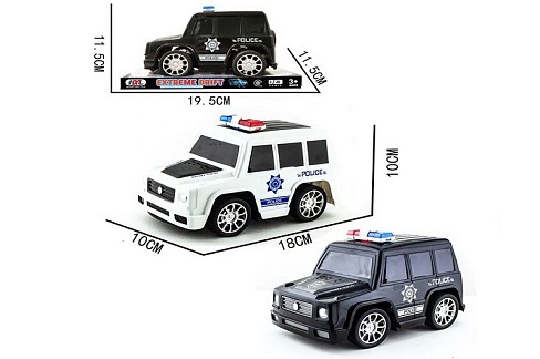 Машина поліцейська арт. 12026-5 (180шт/2)   2кольори,  пакет 19,5*11,5*11,5см