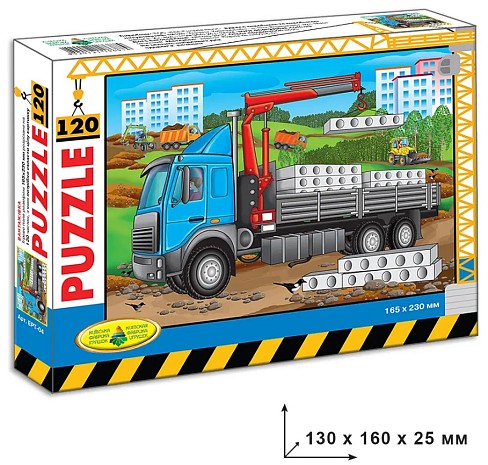 Пазли 120, вип. 4 (ЕРТ -04) Вантажівка в кор.  Ен6874