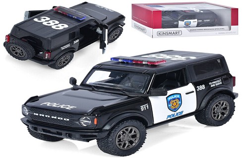 Машинка KT5438WP (24шт) метал, інерц-я, 12,5 см, 1:42, відч.дв/багажн, гум.колеса,в кор-ці,16-7-8см