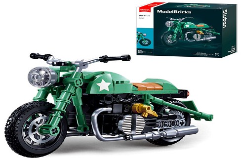 Конструктор M38-B1133 (36шт) мотоцикл, 16см, 1:12, 215дет, в кор-ці, 22-19-6см