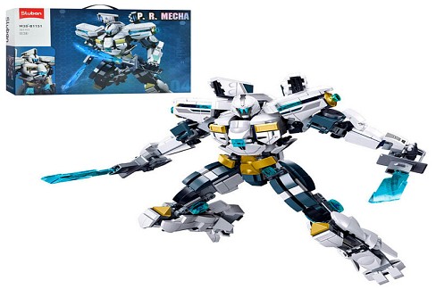 Конструктор M38-B1151 (16шт) робот, 23см, 561дет, в кор-ці, 43-29-7см